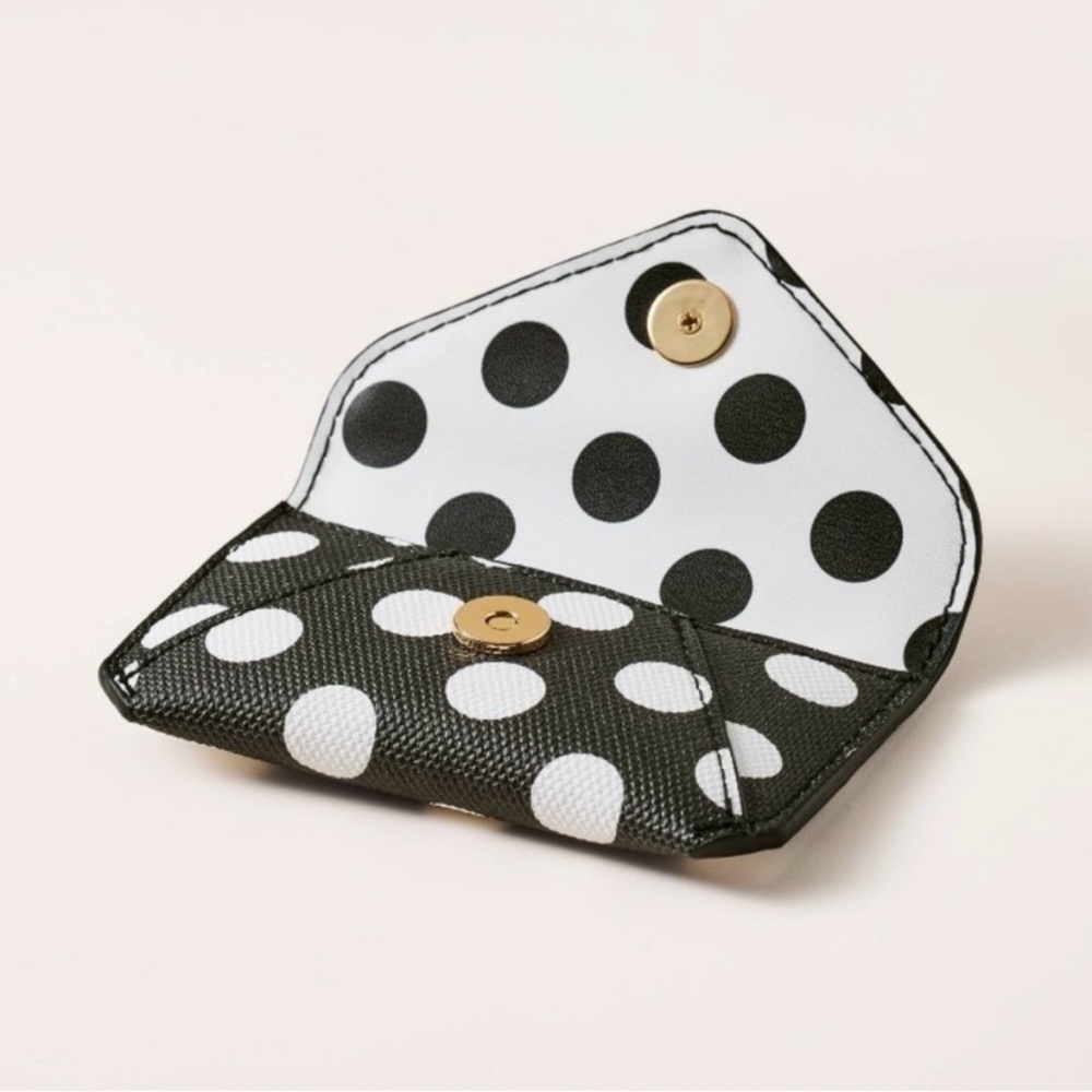 Polka Dot Envelope Card Case - kate spade new york x Target Black/White 🆕 - Picture 3 of 7
